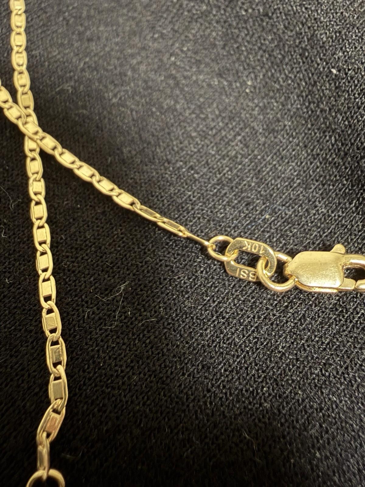 10k Gold Valentino Link Bracelet, size 6, 1.3mm