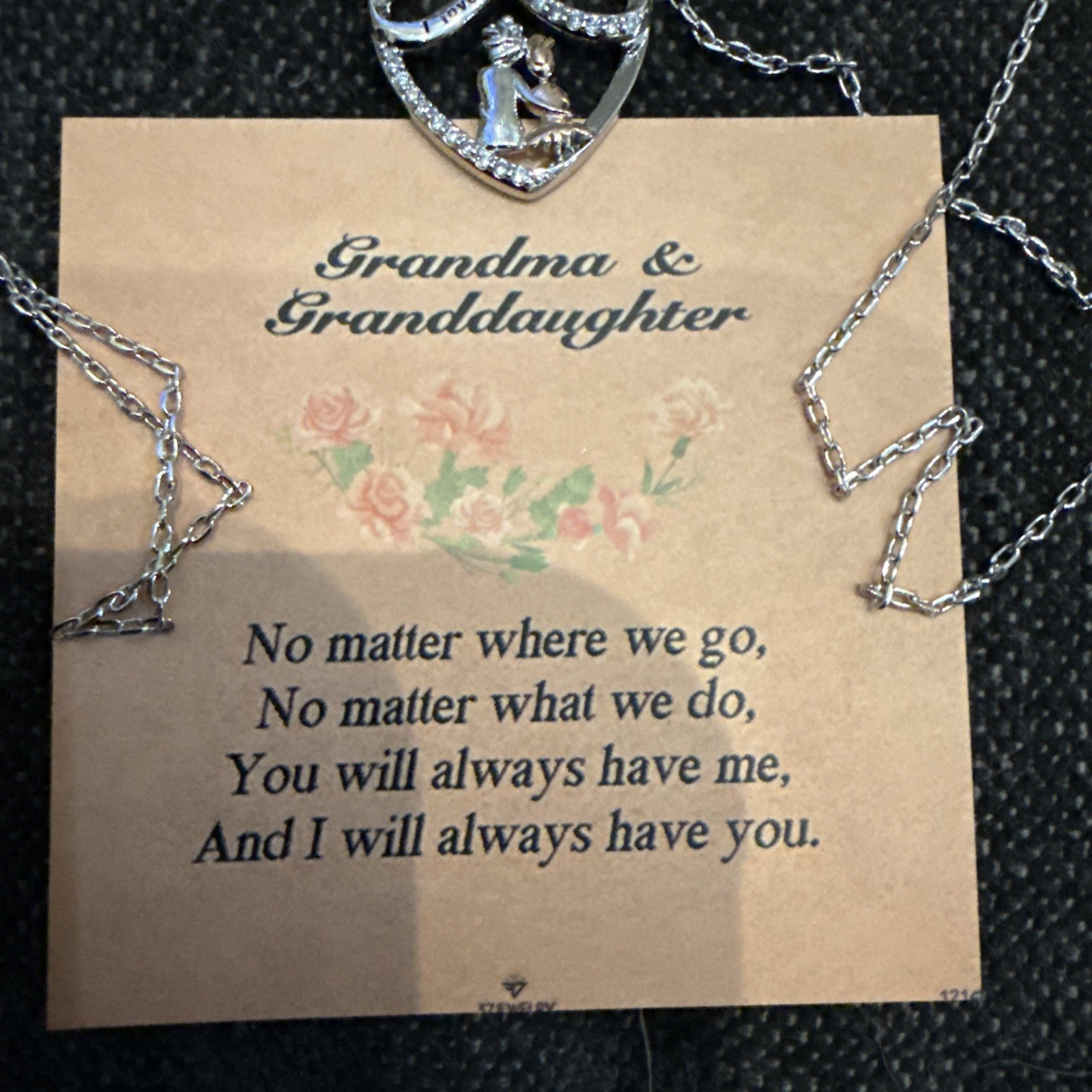 To My Granddaughter Necklace, Granddaughter Gift, Birthday Graduation Gift