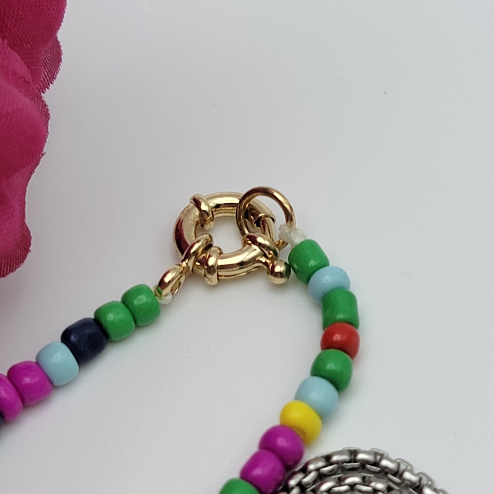 Multicolor Mixed Materials Minimalist Dainty Necklace 11-PIece Lot