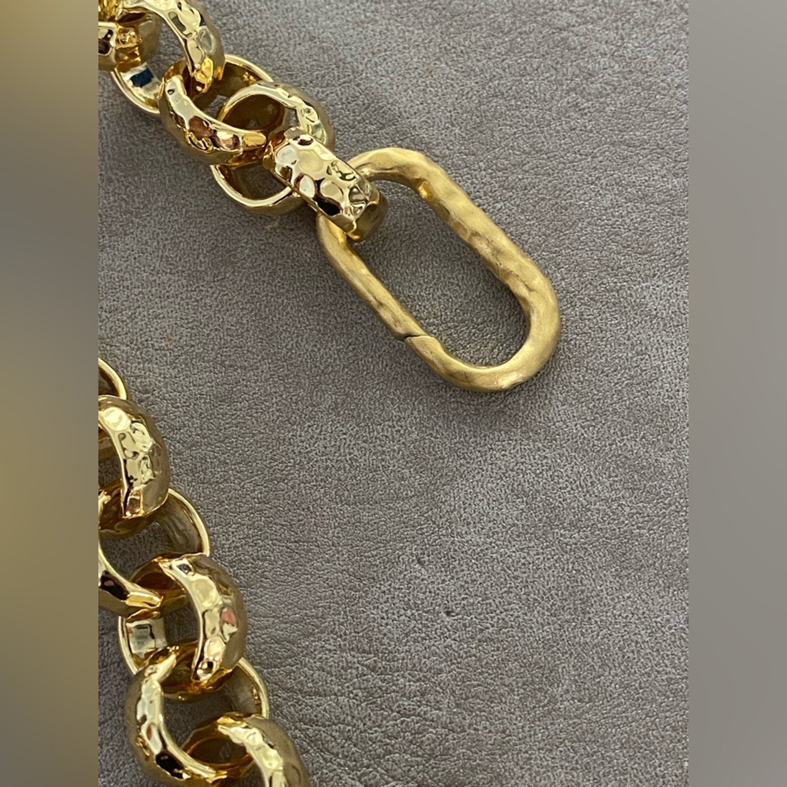 Dean Davidson Nairobi Statement Chain Link Necklace 22k-Gold Plate