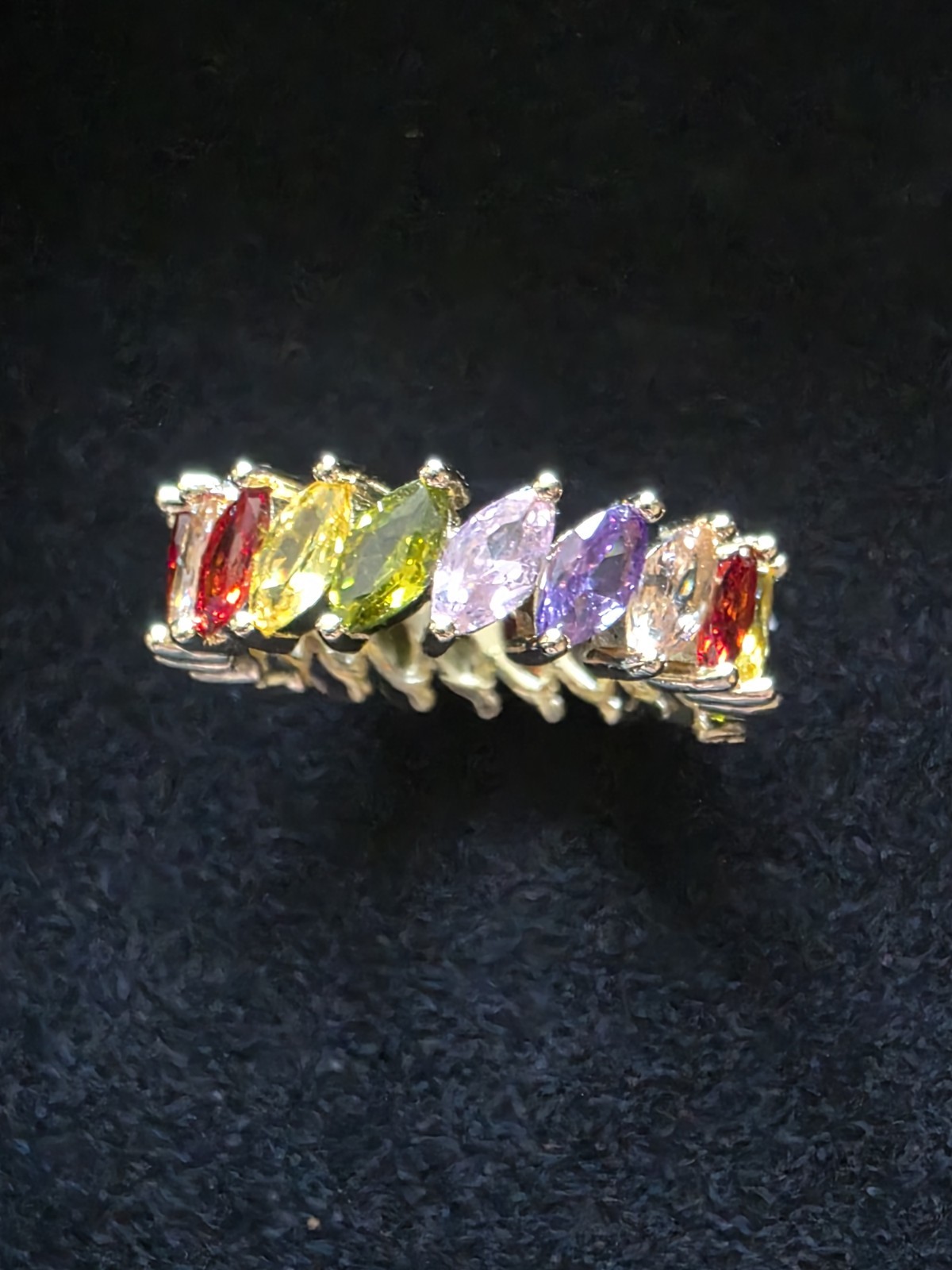Mixed Stone Size 7 Ring