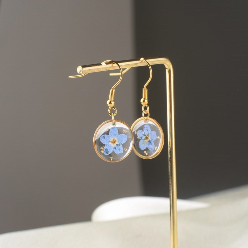 Earrings for Women, Handmade Resin Earrings, Dangle Drop Earrings, Birthday Gift