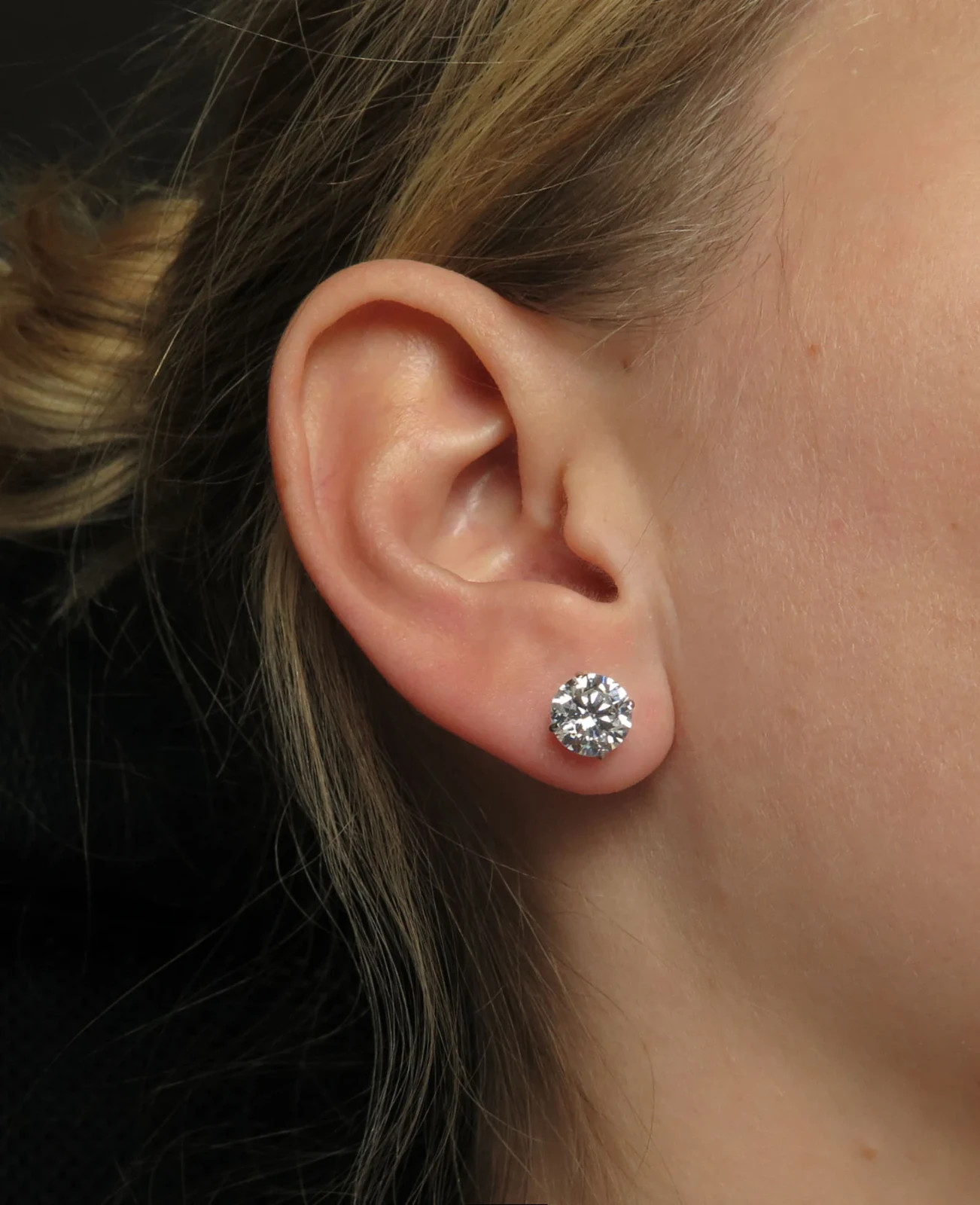 2.5mm To 10mm Round Cut Daily Wear Womens Lab Created Diamond 925 Silver