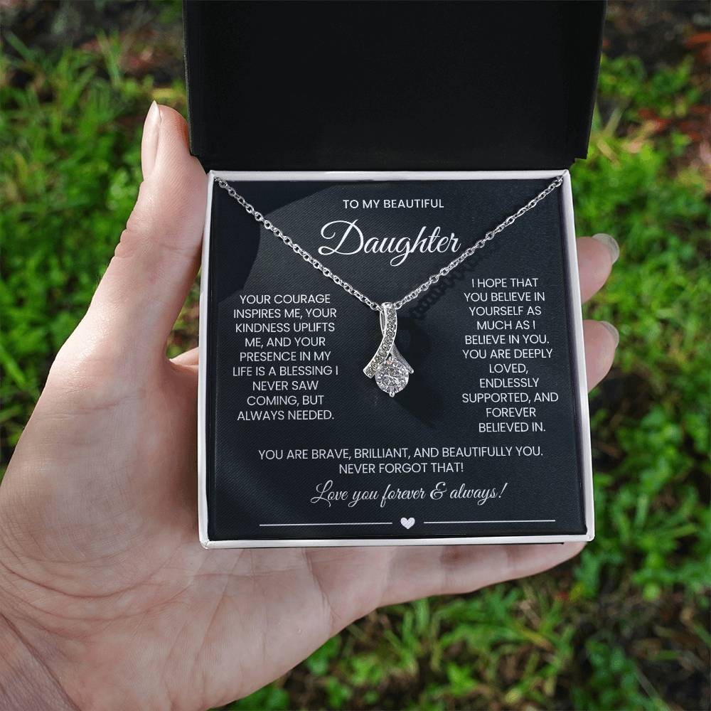 Daughter Alluring Beauty Necklace Gift