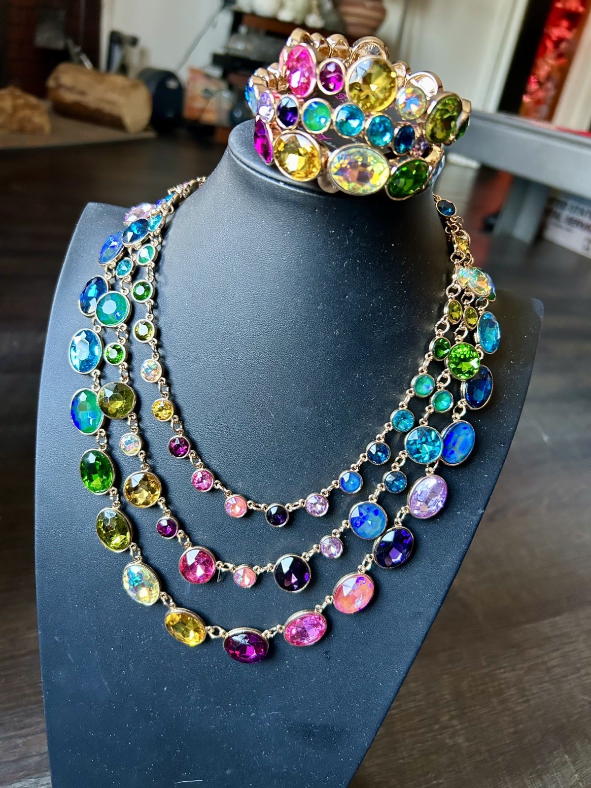 Paparazzi Zi Collection 2024 Elated Necklace And Bracelet New Rare Elated Energy