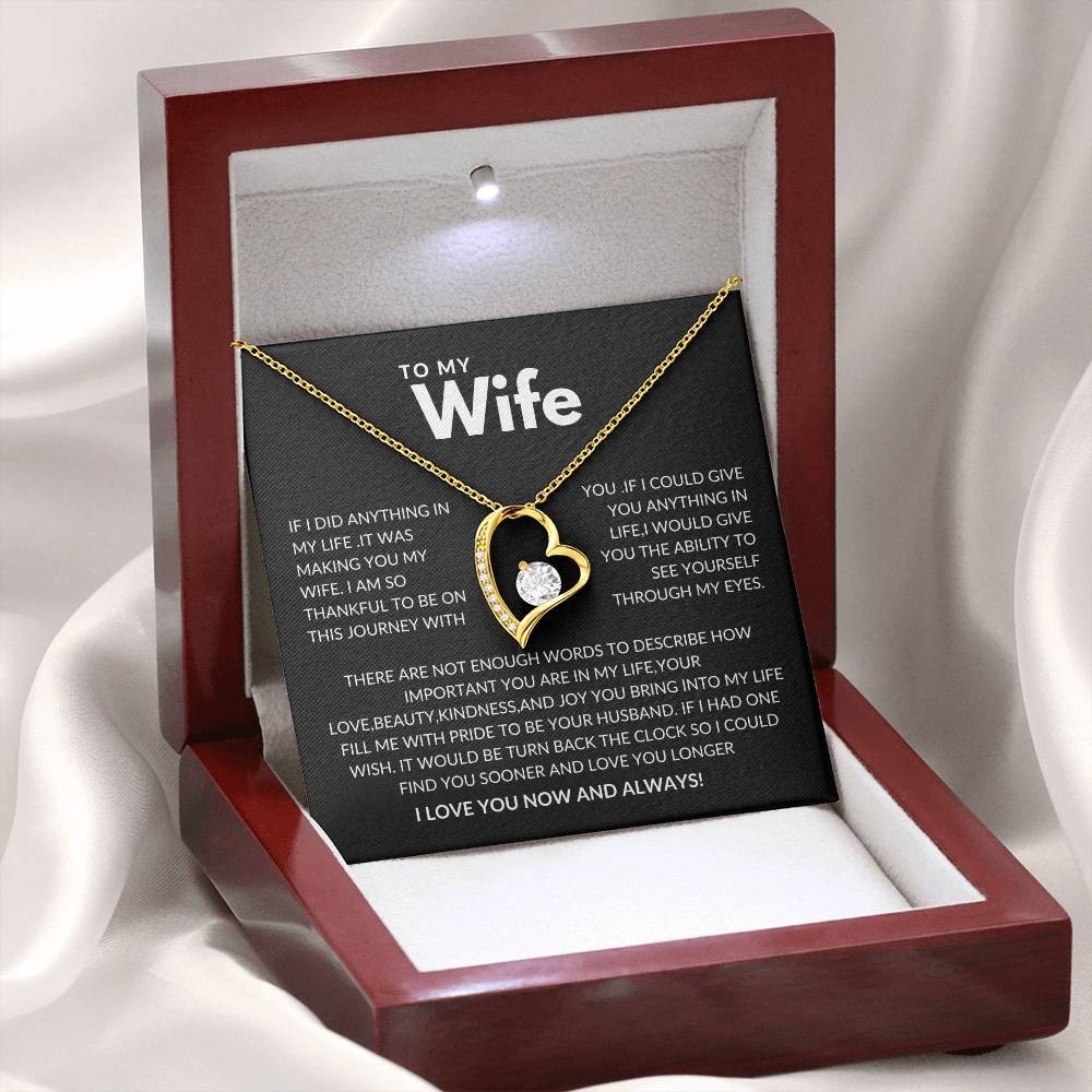 To My Wife Necklace, Gift For Wife, Anniversary Gift For Wife, Necklace For Wife