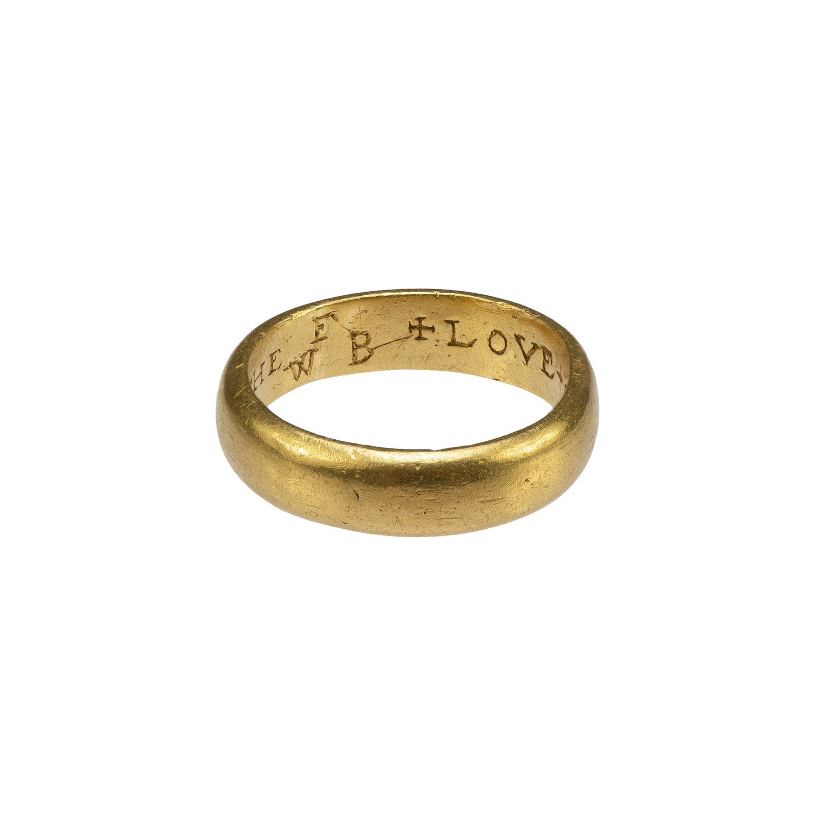 English, 17th century, Antique Posy Ring – 22k gold 9.5 grams