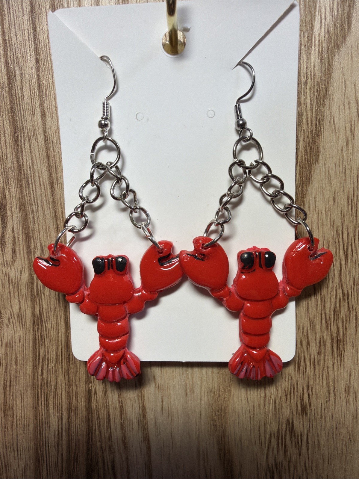 Lobster Earrings Dangle Novelty Fun