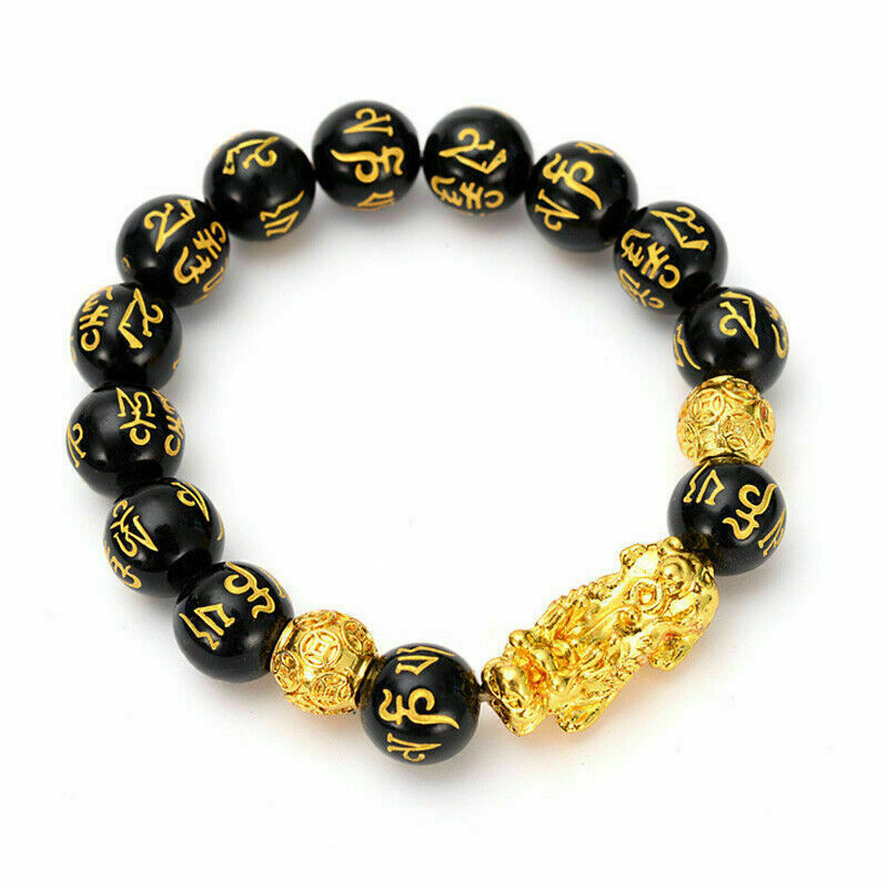 Feng Shui Beads Bracelet Pixiu Wealth And Good Luck Jewelry US
