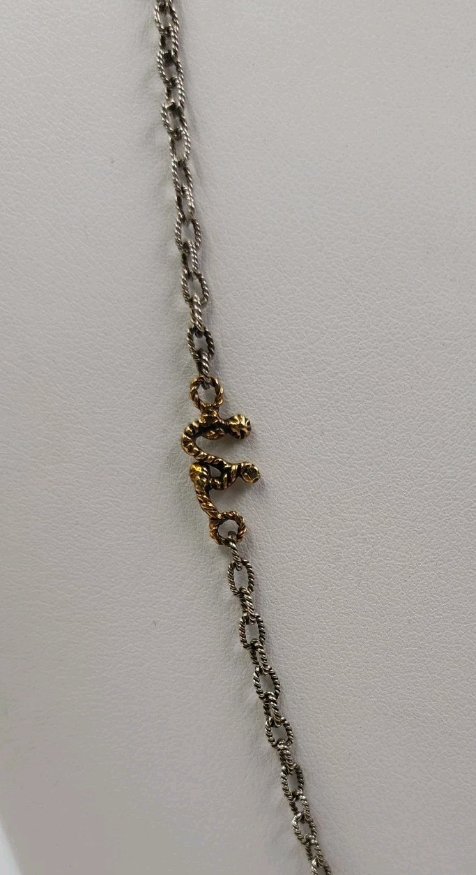 Waxing Poetic Scribbler Sentence 925 silver Beauty is endless so is love 30″