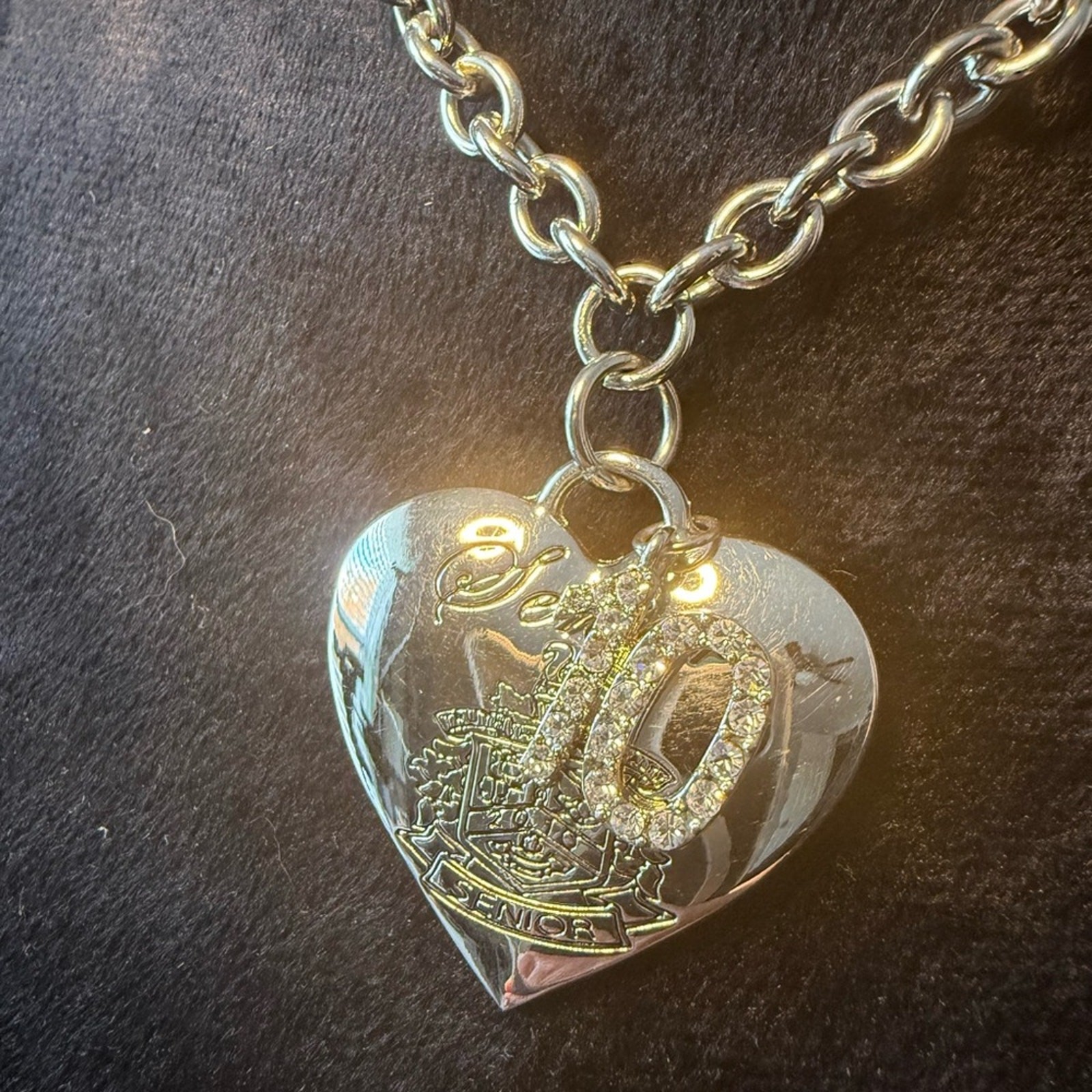 Vintage Y2K Senior Heart Necklace – Jostens