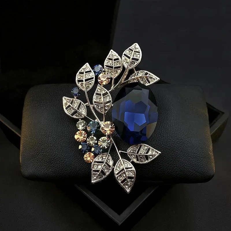 Luxury Rhinestone Badges Jewelry Gorgeous Exquisite Shiny Brooches Pins Gift
