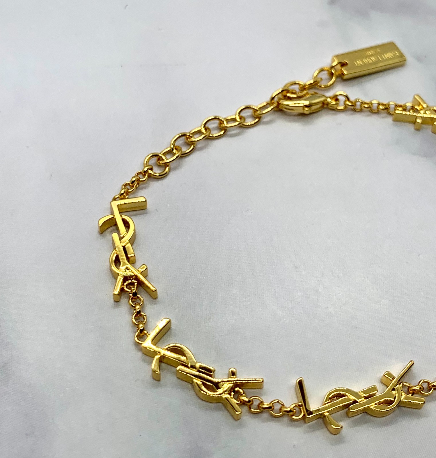 YSL YVES SAINT LAURENT Monogram Bracelet – Pre owned / MG6290