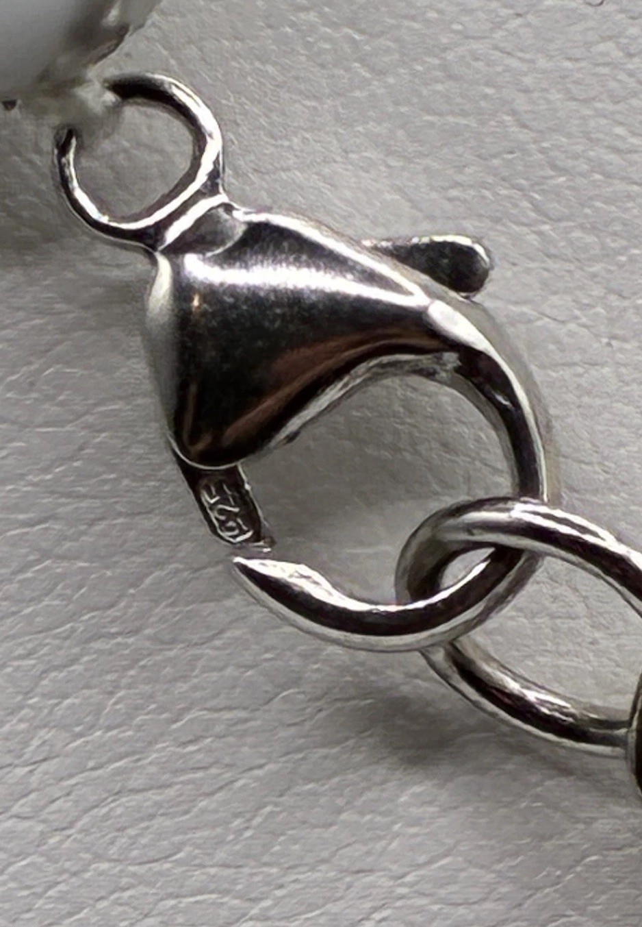 Vintage Multi Tone Necklace Sterling Silver Lobster Claw Coin Shaped Smooth