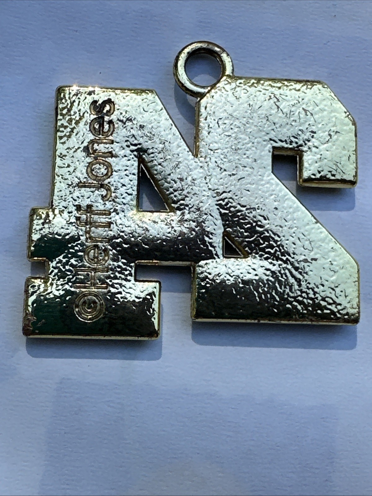2024 Graduate Golden With Rhinestone Pendant