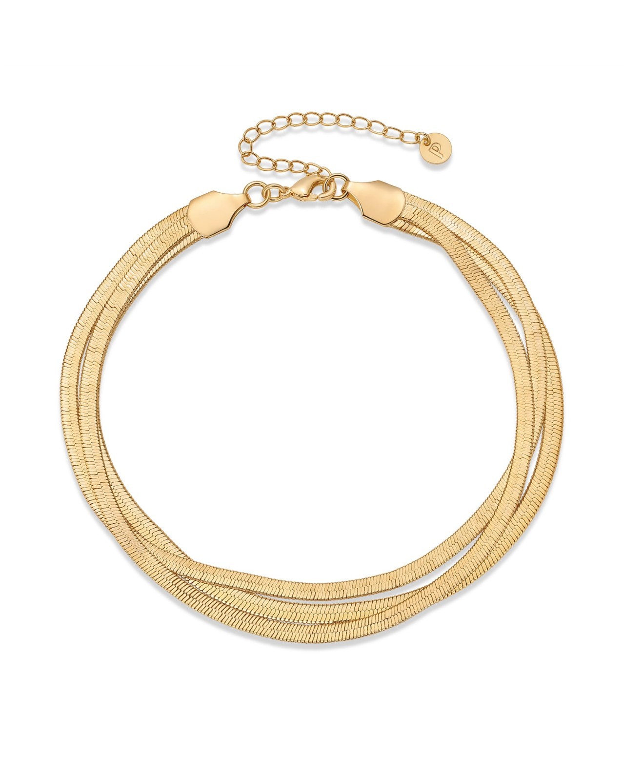14K Gold Plated Chain Anklets for Women – Minimalist Dainty Ankle Bracelets – Tr