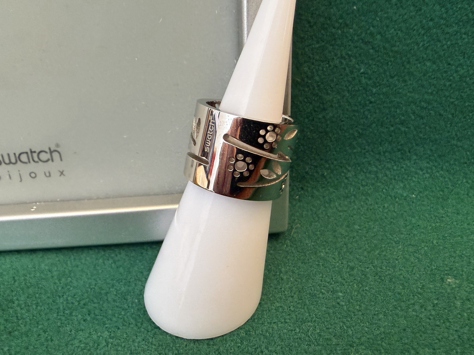 Swatch Bijoux Luludia Stainless Steel Ring Size US 5