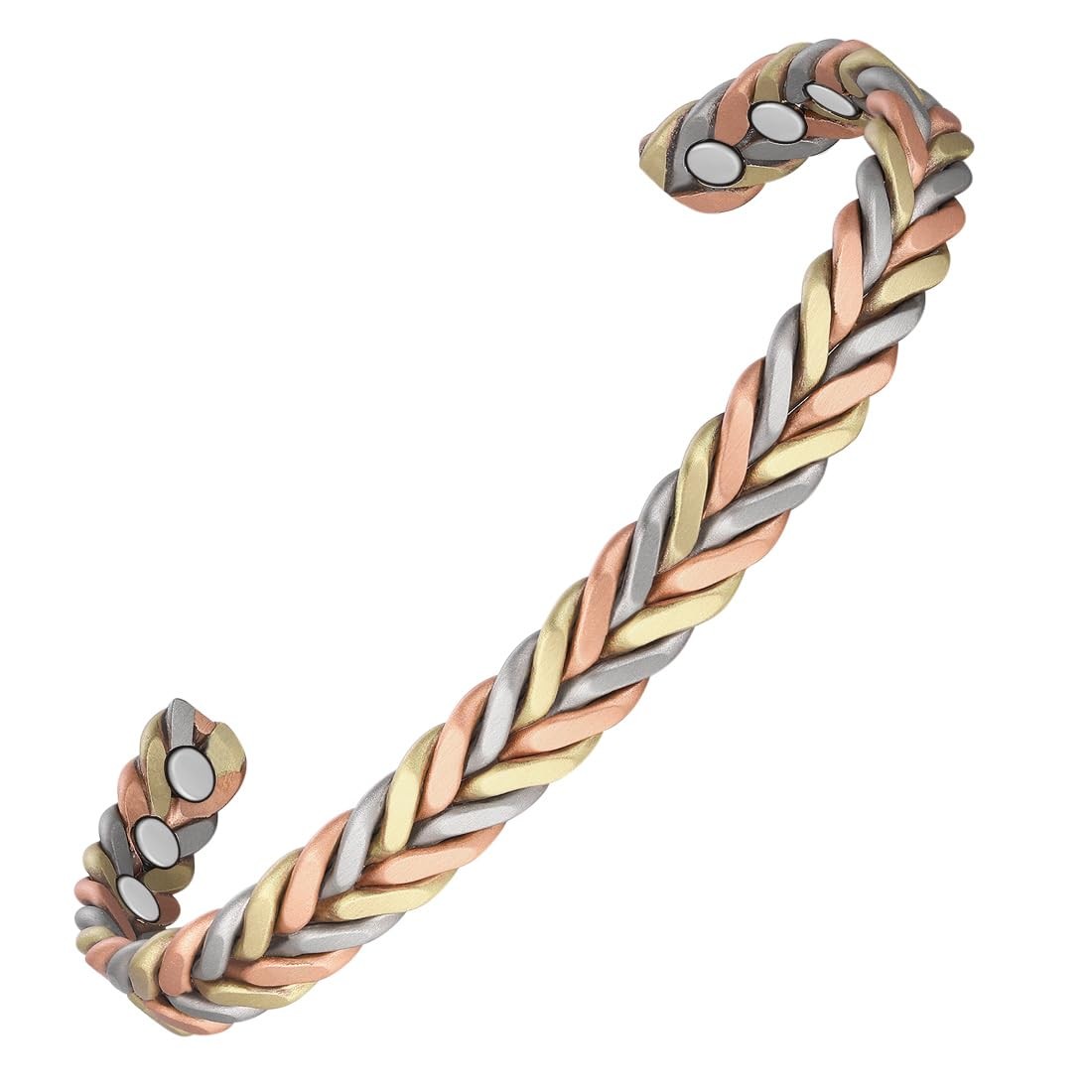 Vicmag Copper Bracelet for Women Men Magnetic Bracelet with Ultra Strength Magne