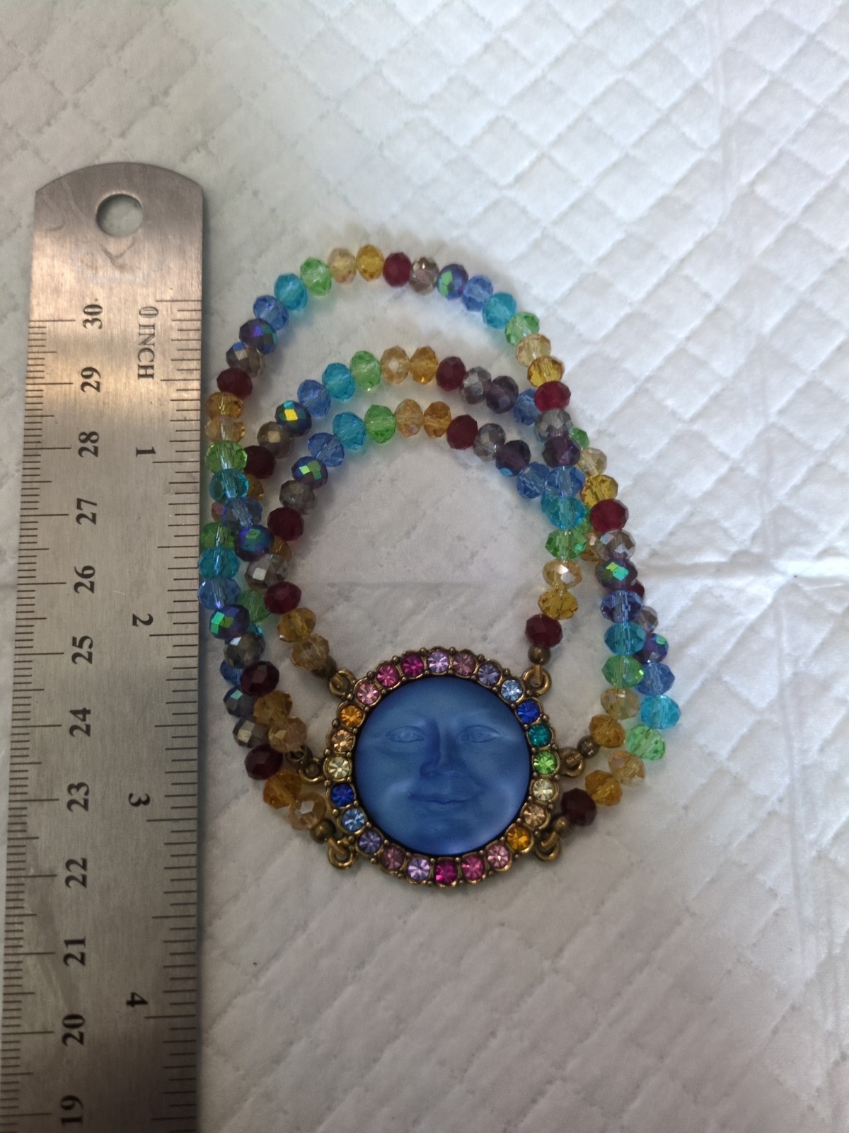 kirks folly “Blue” moon face bracelet