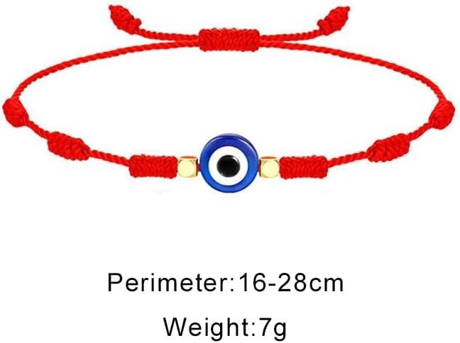 Handmade Evil Eye Red String Good Luck Bracelet For Baby/Adults Healing ReikGift