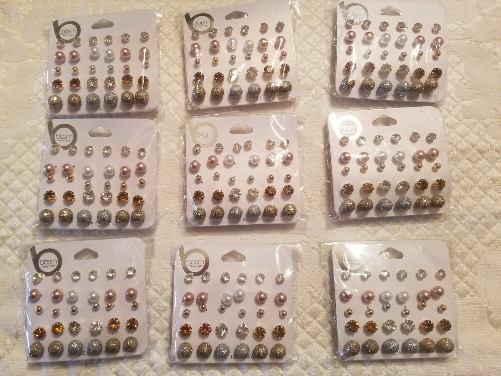 Wholesale Lot 60 or 120 Pairs New Assorted Cute Stud Dangle Earrings FREE SHIP