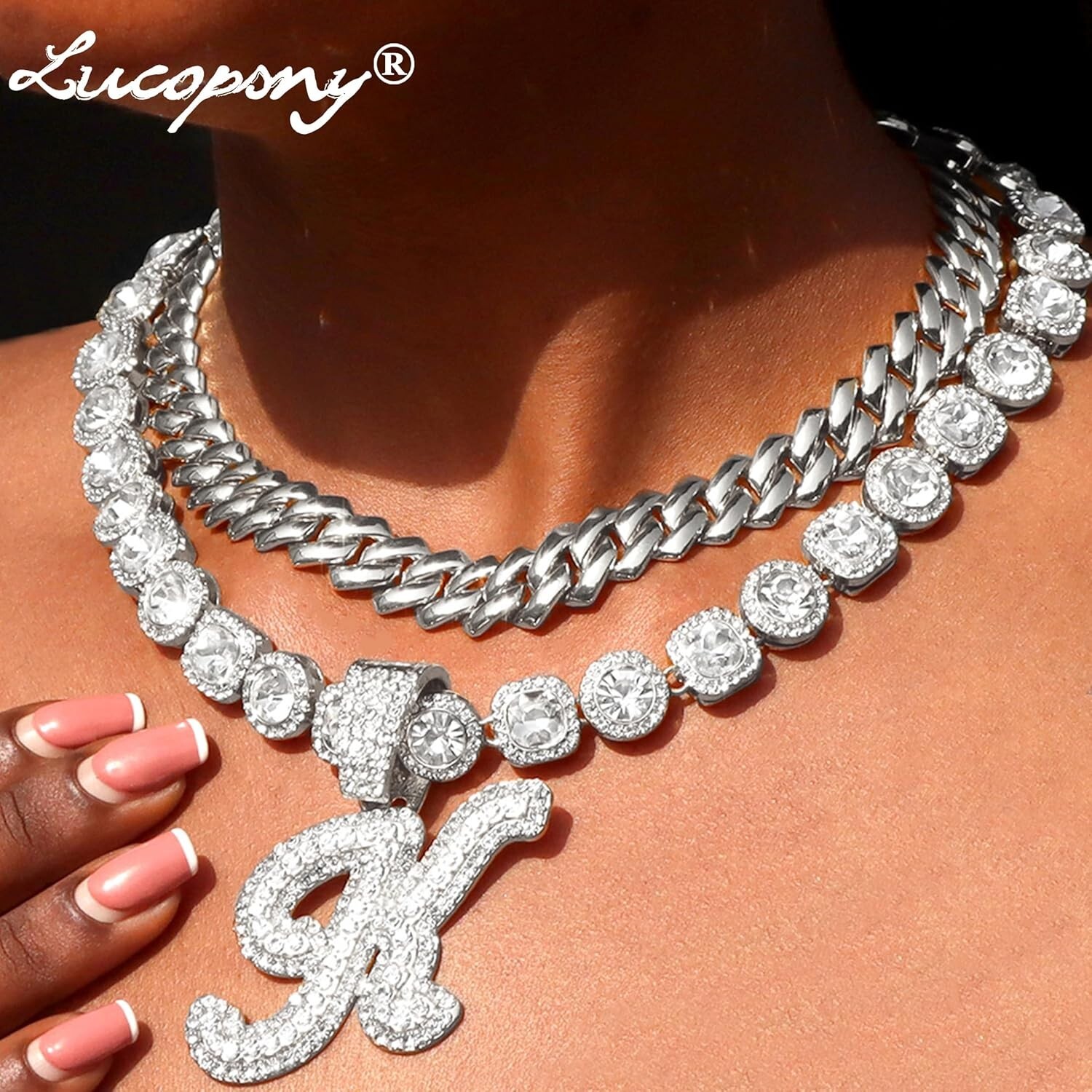 Exquisite Cuban Link Necklace with Custom Initials – Ideal for Any Occasion