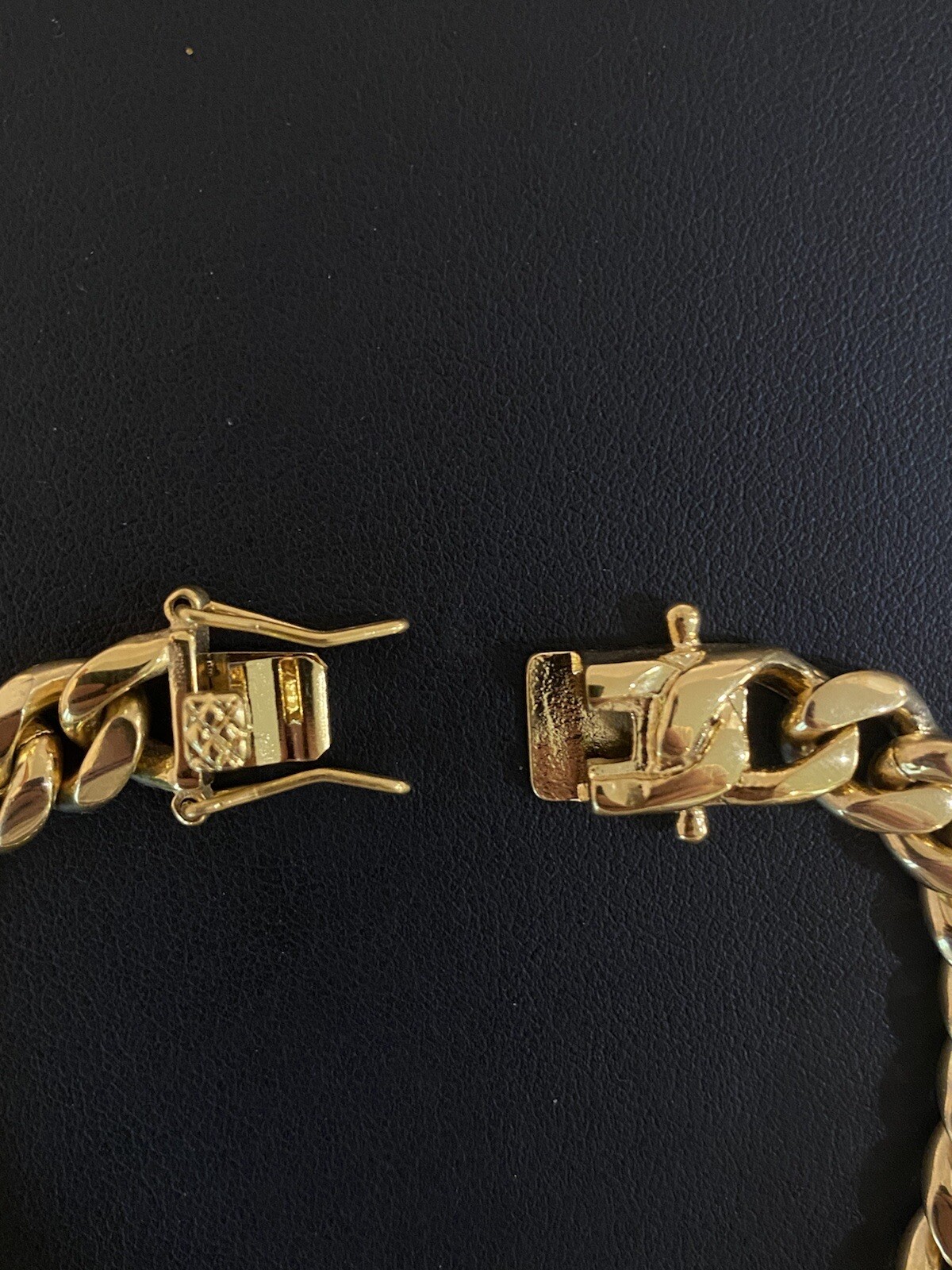 Miami Cuban Link Bracelet 18k Gold Vermeil Stainless Mens Hip Hop Bracelet 12mm