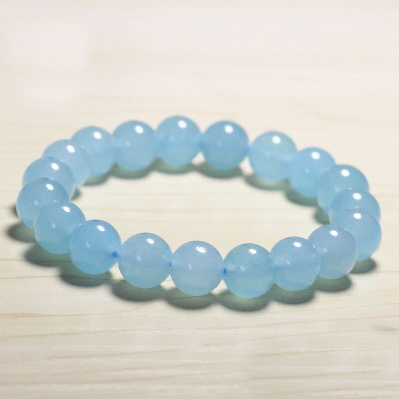 Hot 6mm 8mm 10mm 12mm Multicolor Gemstones Round Beads Bangle Bracelet 7.5-8.5”