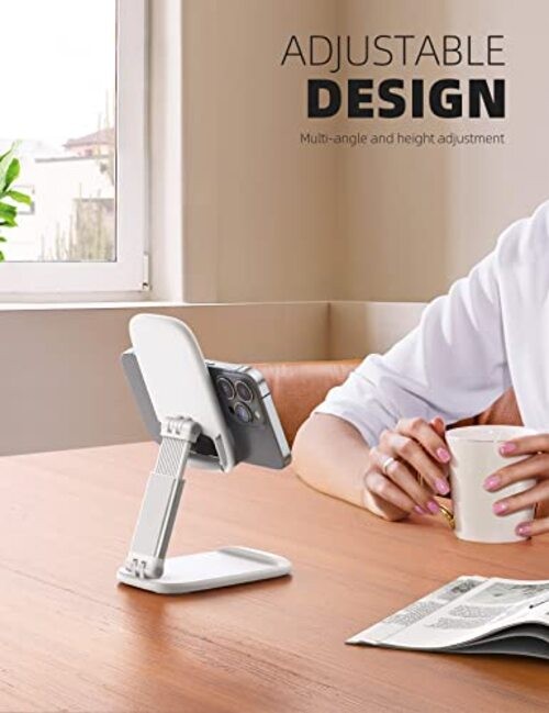 White Cellphone Stand, Xmax Gift for Men Women Mother Father Girls 1-White
