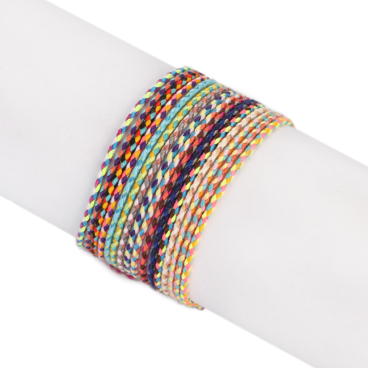 10Pcs Handmade Wrap Friendship Braided Bracelet for Women Colorful Wrist Cord US