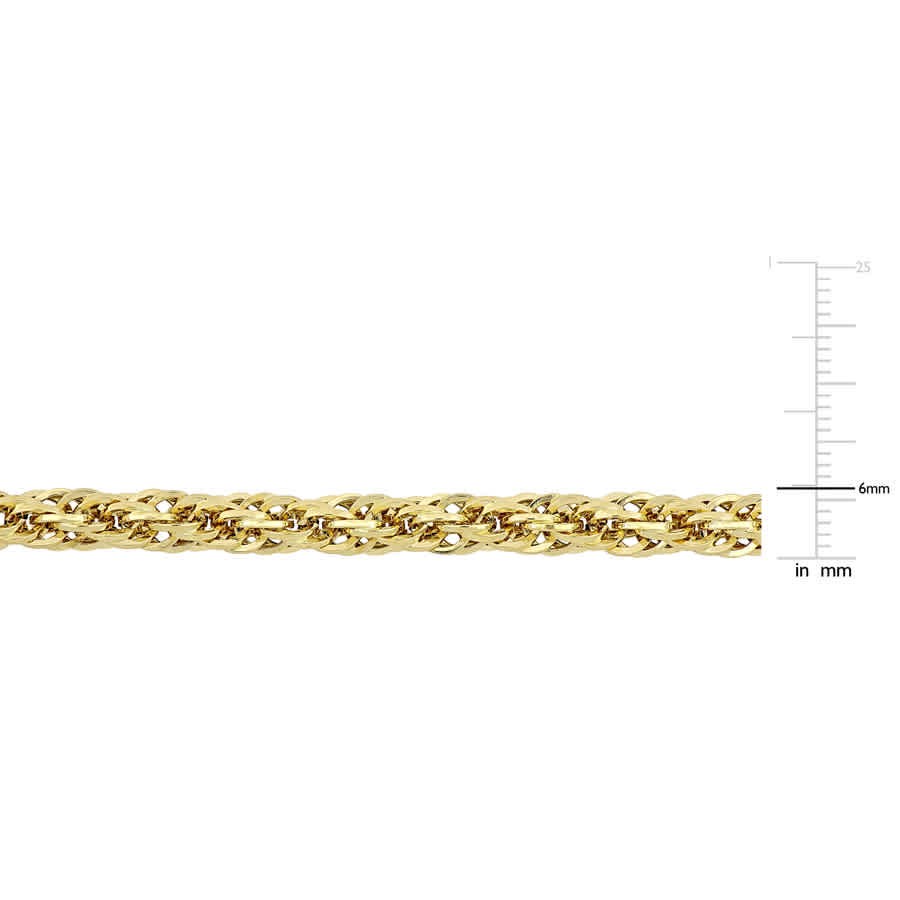AMOUR 6mm Infinity Rope Chain Bracelet In 14K Yellow Gold, 7.5 In