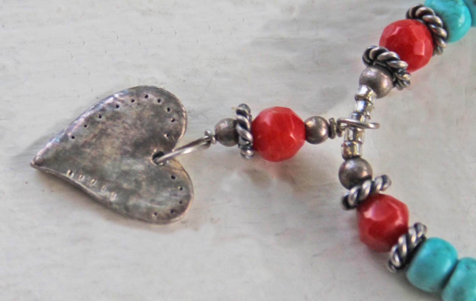 Lot 5 Mixed Stone Bracelets 1 Southwest Style Necklace