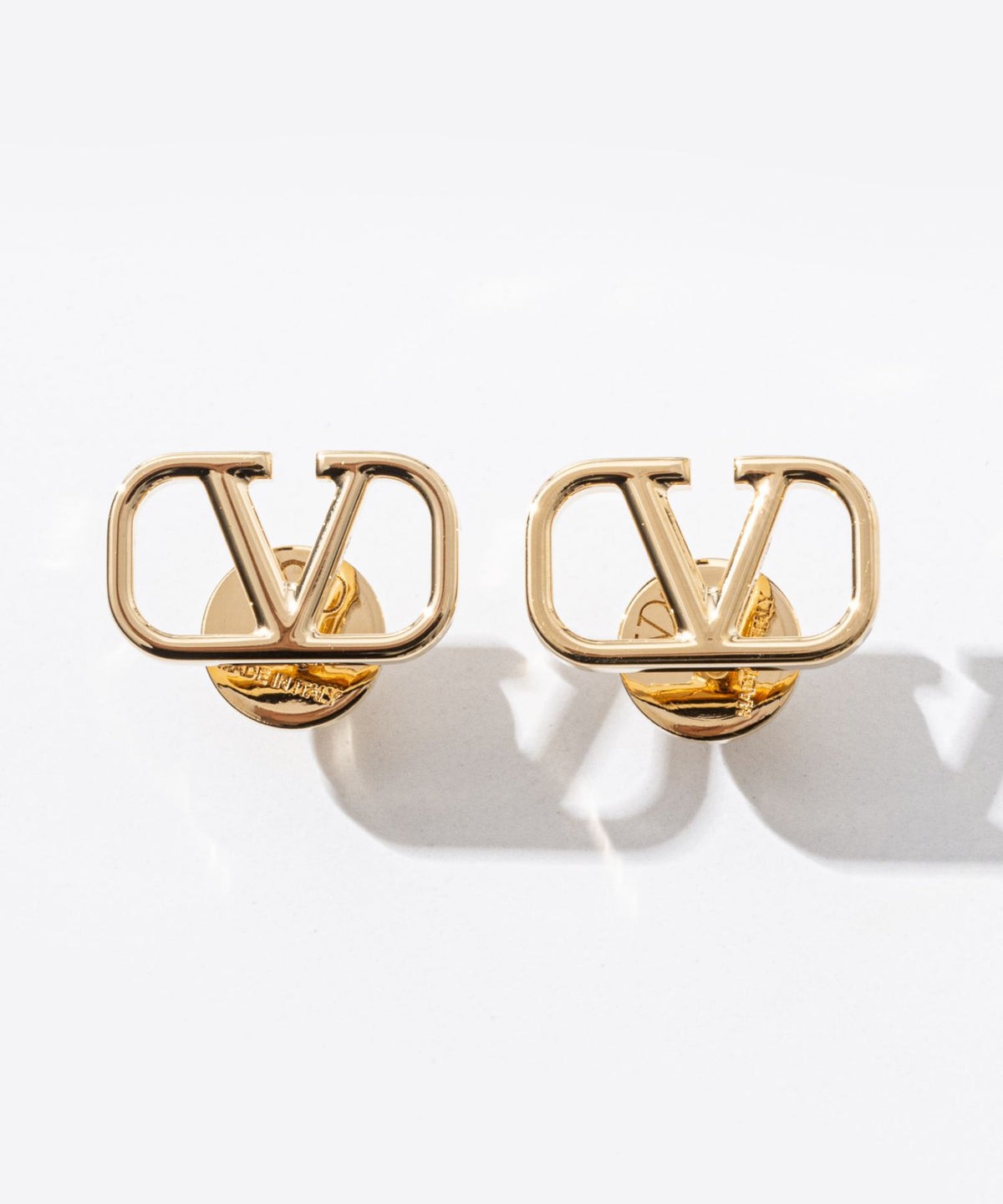 Valentino G. Earrings VLOGO SIGNATURE gold AUTHENTHIC NEW