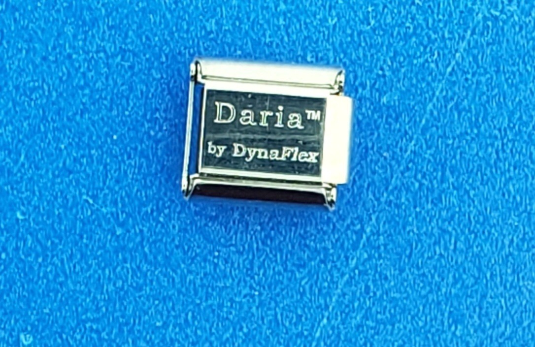 Daria by DynaFlex Dice Charm, 14k & stainless-steel Italian Modular Charm