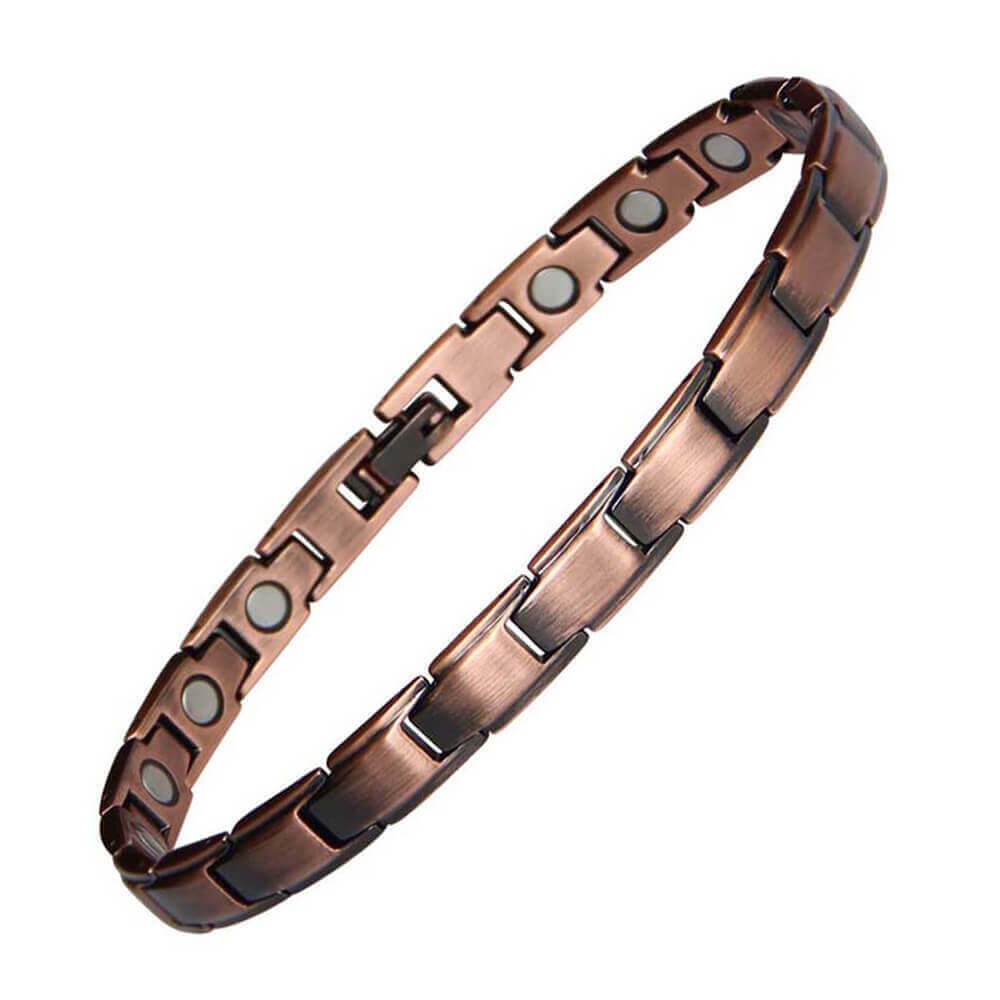 Thin Pure Copper Magnetic Bracelet women Arthritis Pain Relief Balance Energy