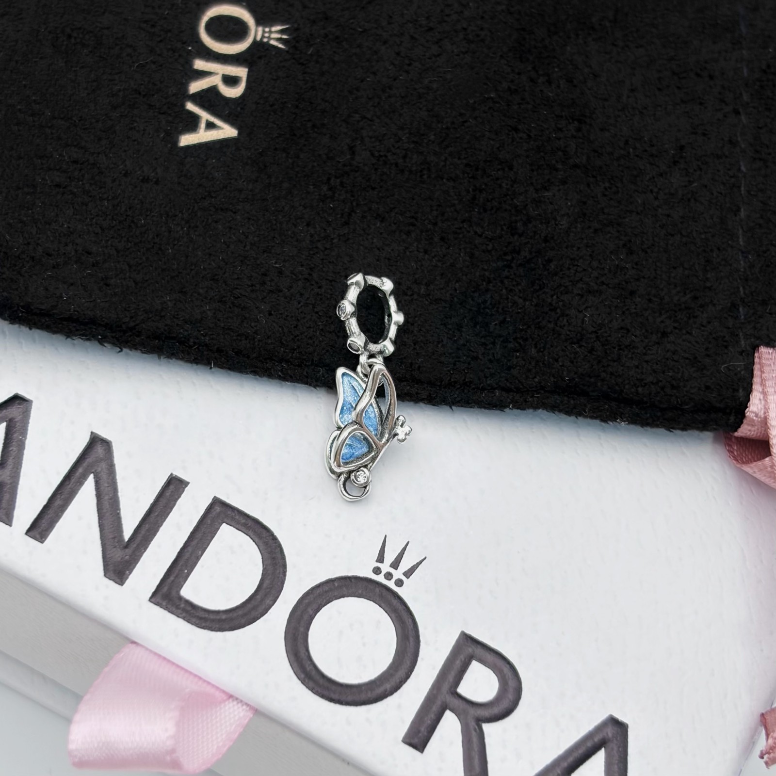 NEW 100% #794241C01 Pandora Winged Dangle Charm, Gift for Her, NEW WITH BOX