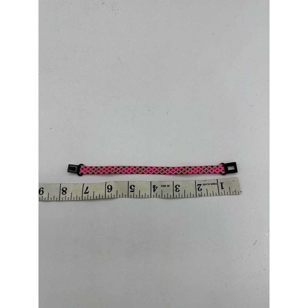 Vintage Katcho’s Bracelet Adult Unisex Surf Skate Braided Wrap Pink / Multi