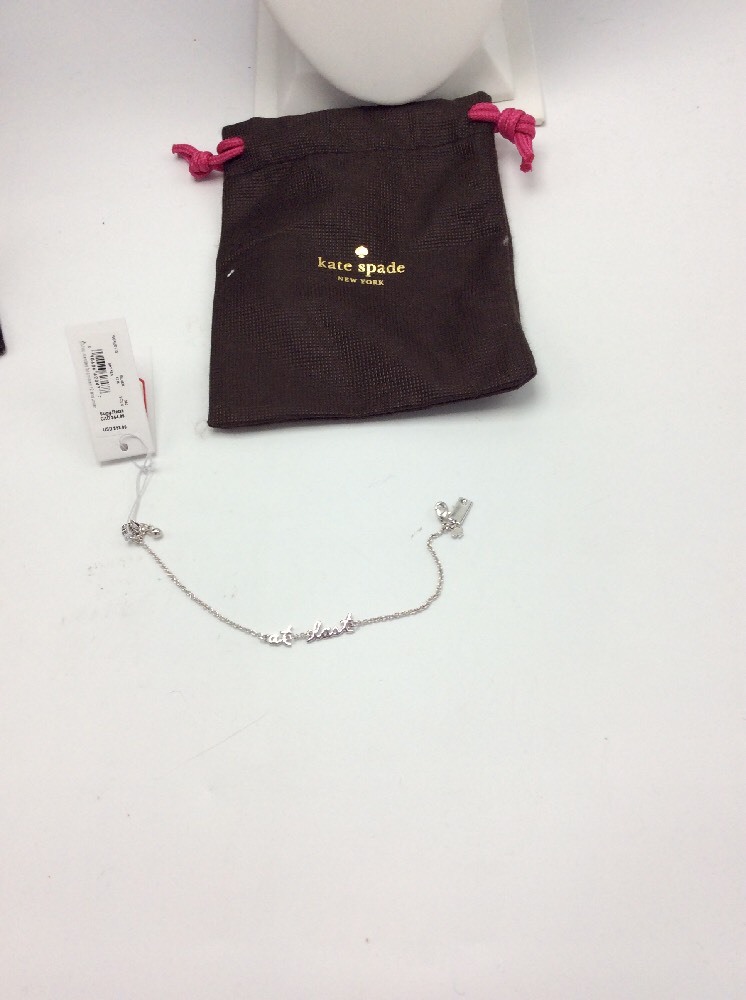 $58 Kate Spade Silver Tone Say Yes Bracelet At Last 231 D