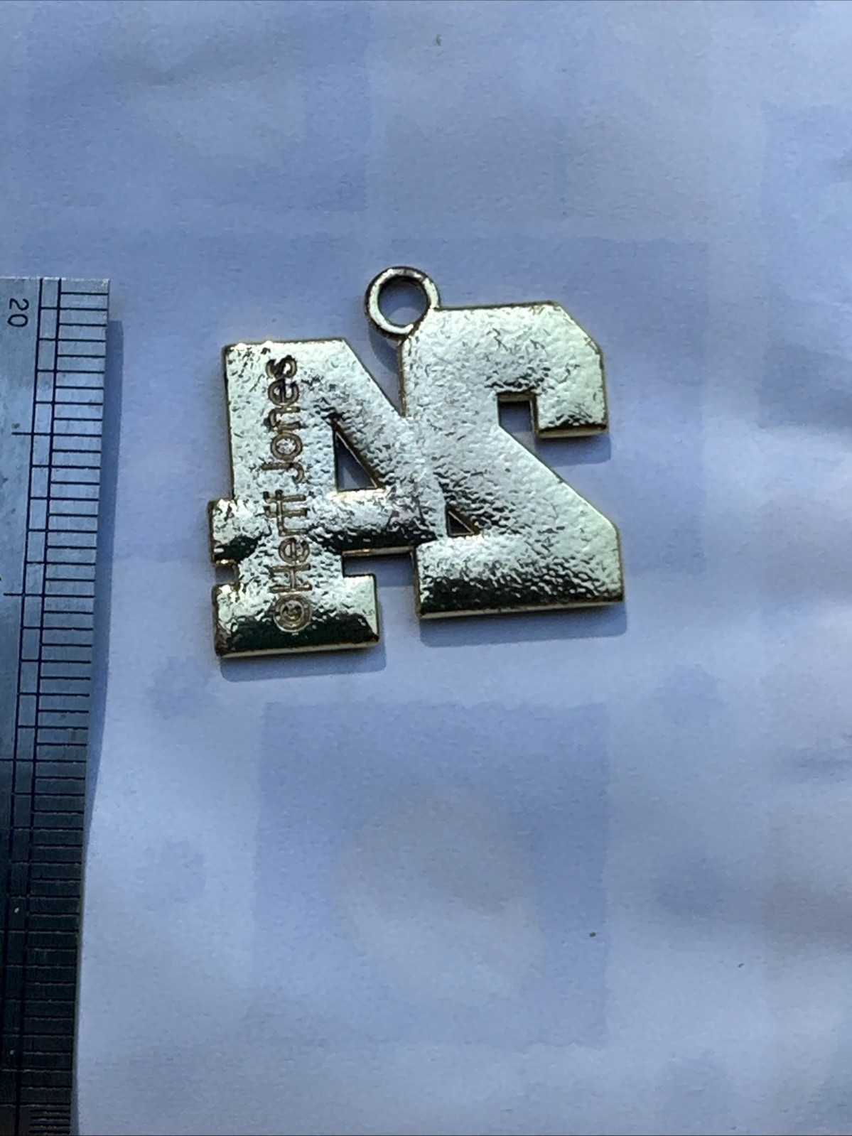 2024 Graduate Golden With Rhinestone Pendant