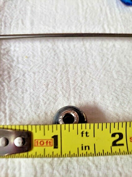QG Italy 925 Sterling Silver Gold & Silver Color Glass Bead Charm