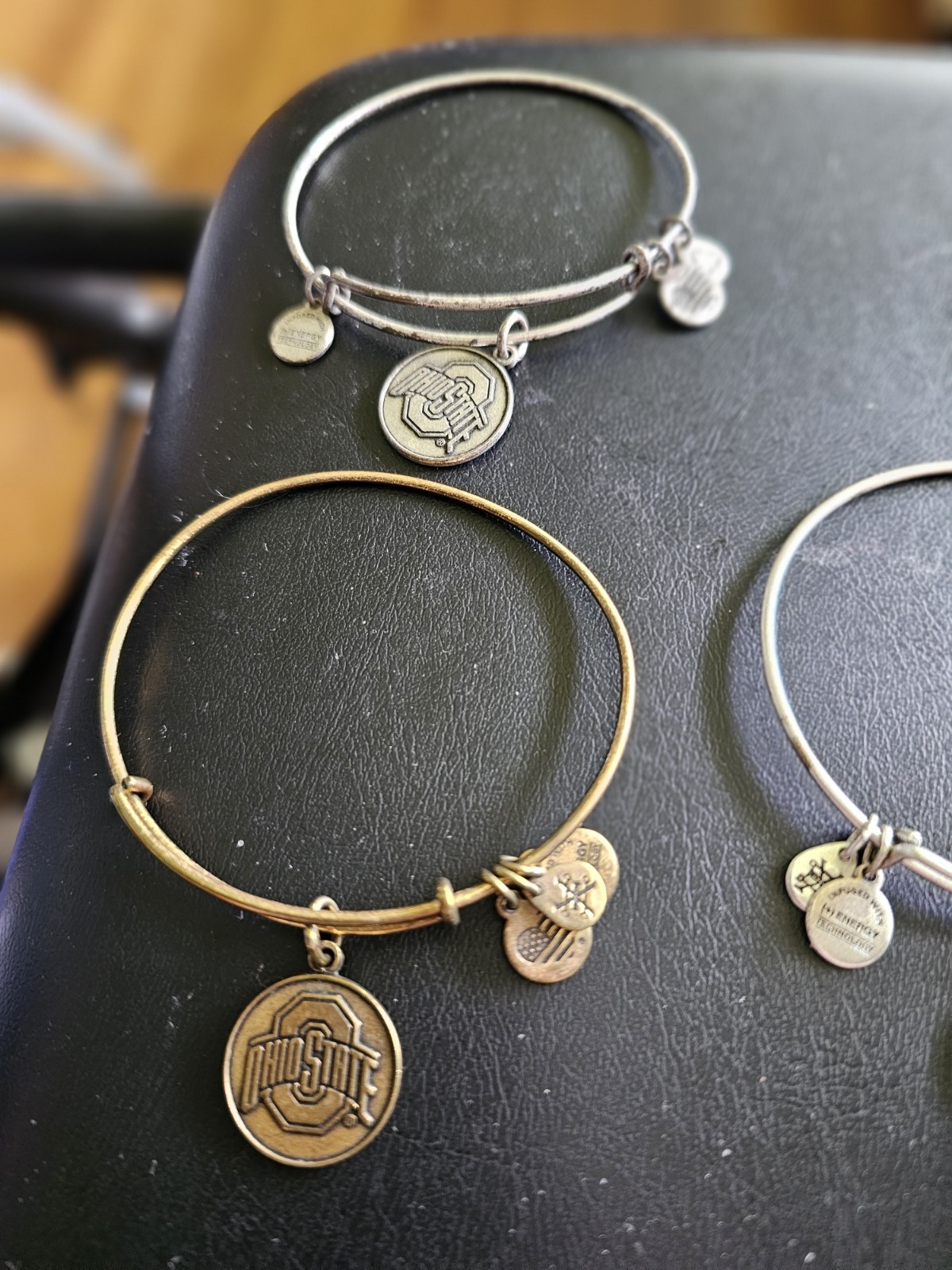 Lot Of 4 Alex And Ani Osu Ohio State University Bracelets See Description