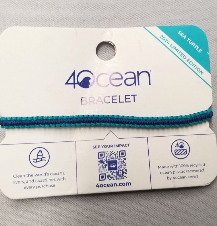 4ocean Sea Turtle 2024 Braided Adjustable Bracelet 7″-13″