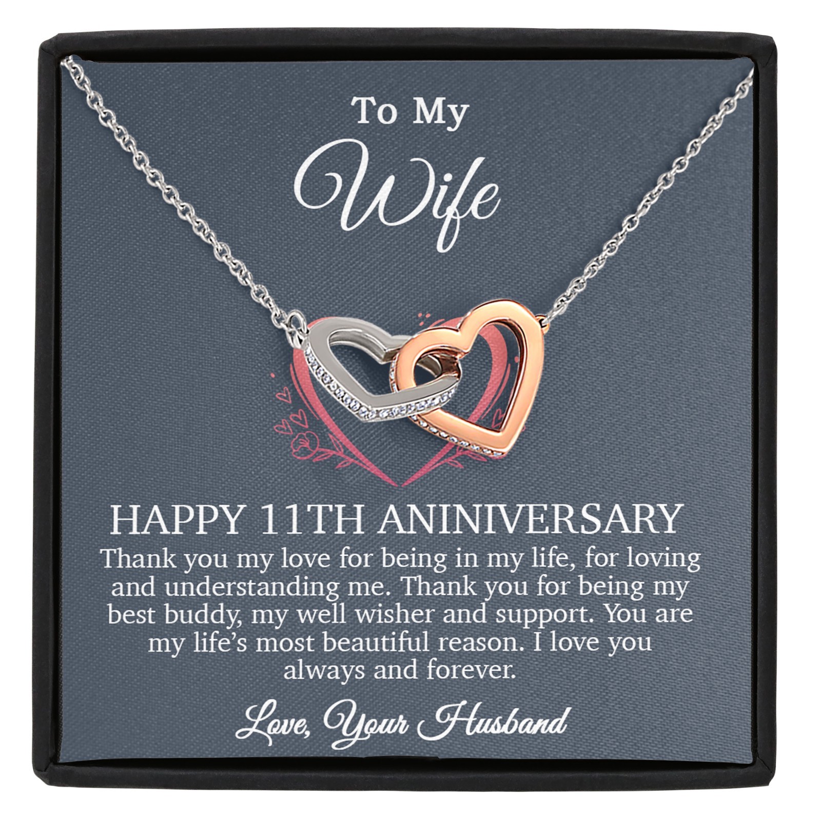 11th Anniversary Gift For Wife, 11 Year Anniversary Gifts, 11th Wedding Annivers