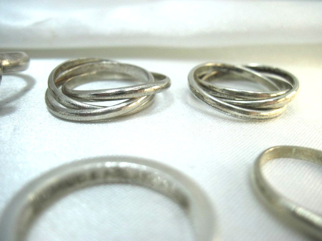 Women’s Sterling Rings Assortment – 8 Rings – 30g total