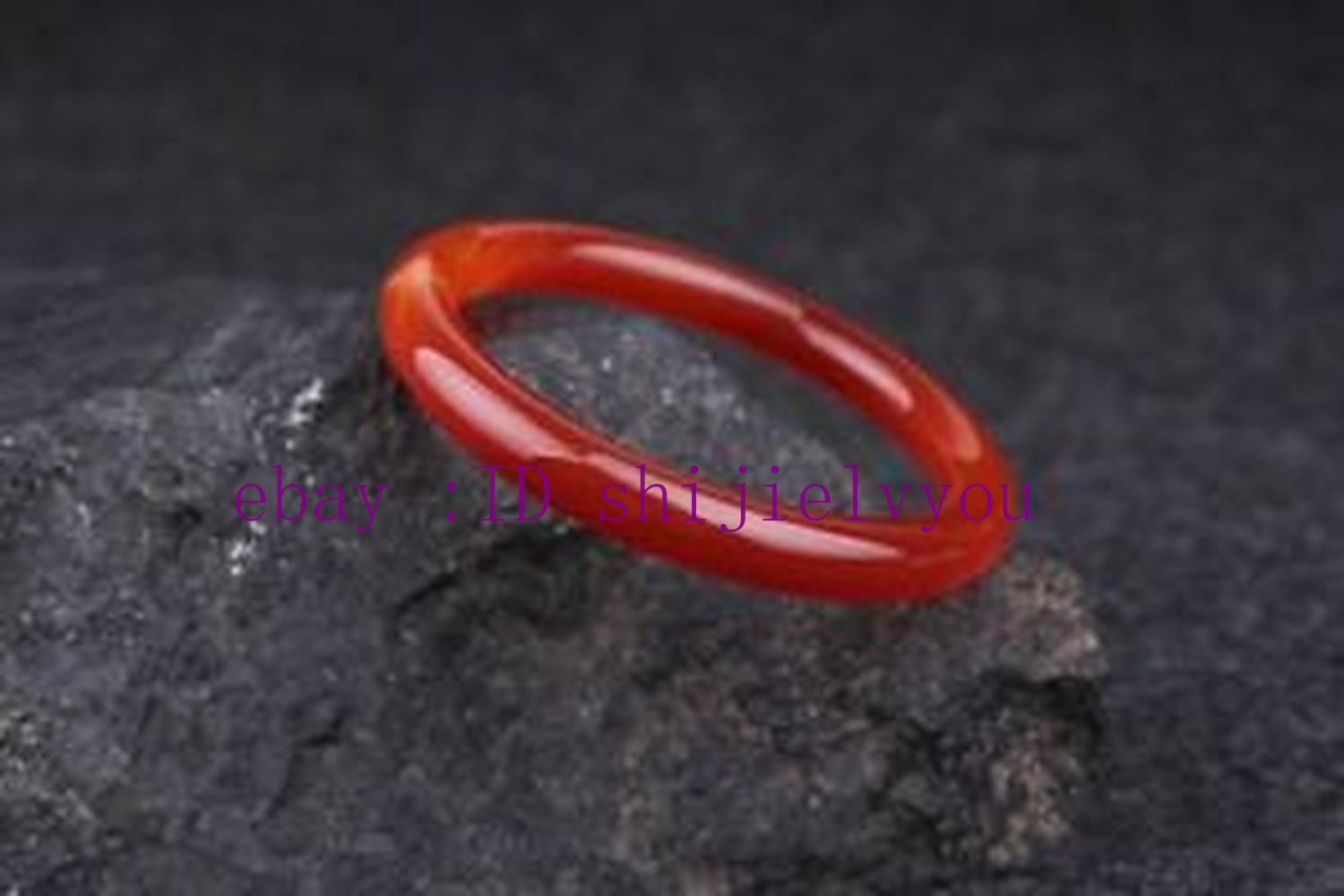 Fashion 100% Natural Round Agate Chalcedony Jewelry Bangle Bracelet 56mm-62mm A