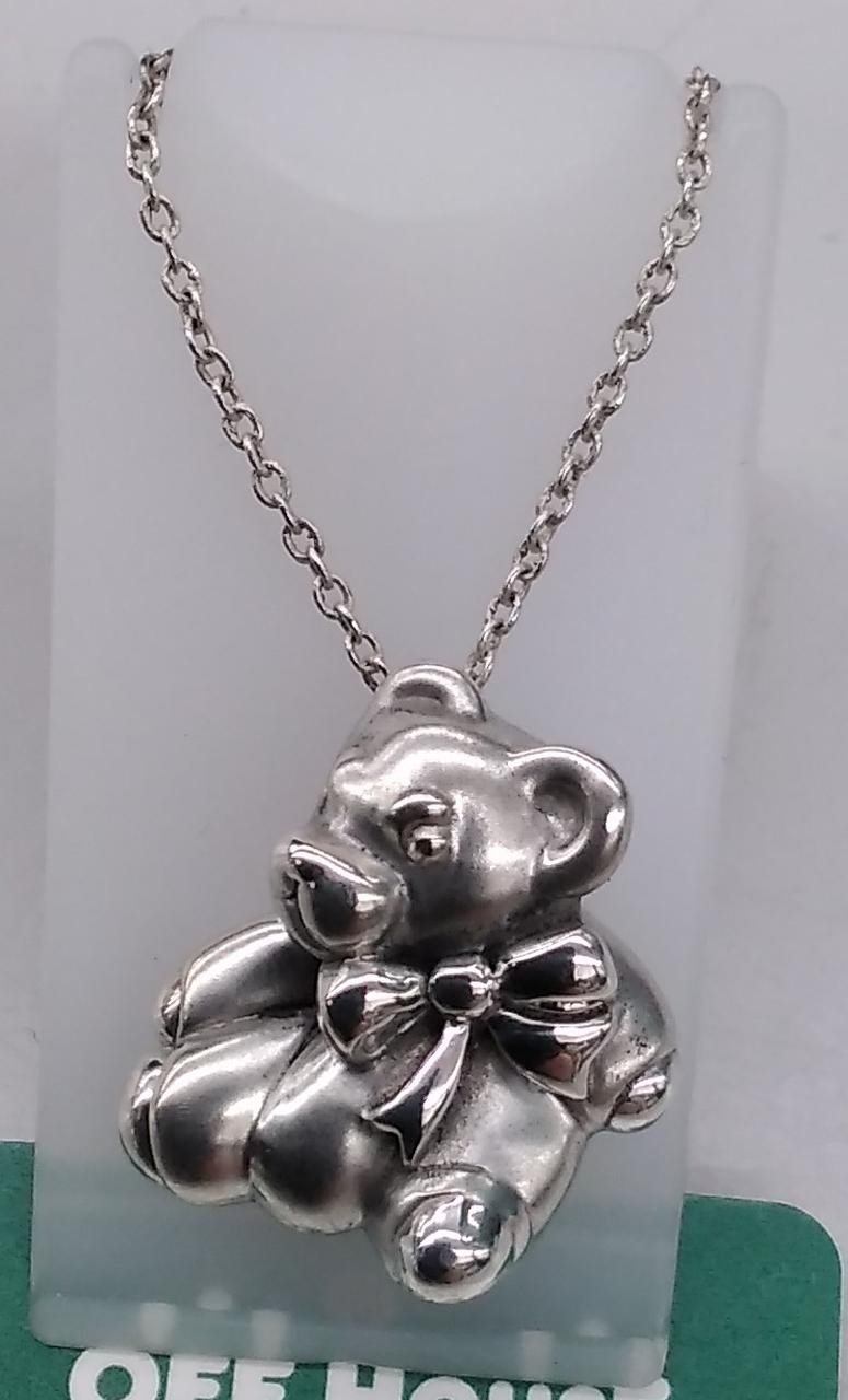 TIFFANY CO. Teddy Bear Bear Necklace Model Number SV925