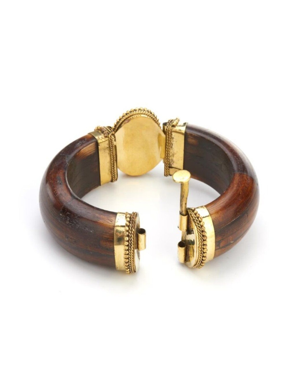 Designer Handmade Turquoise Buffalo Bone Bracelet Boho Statement Cuff NWT