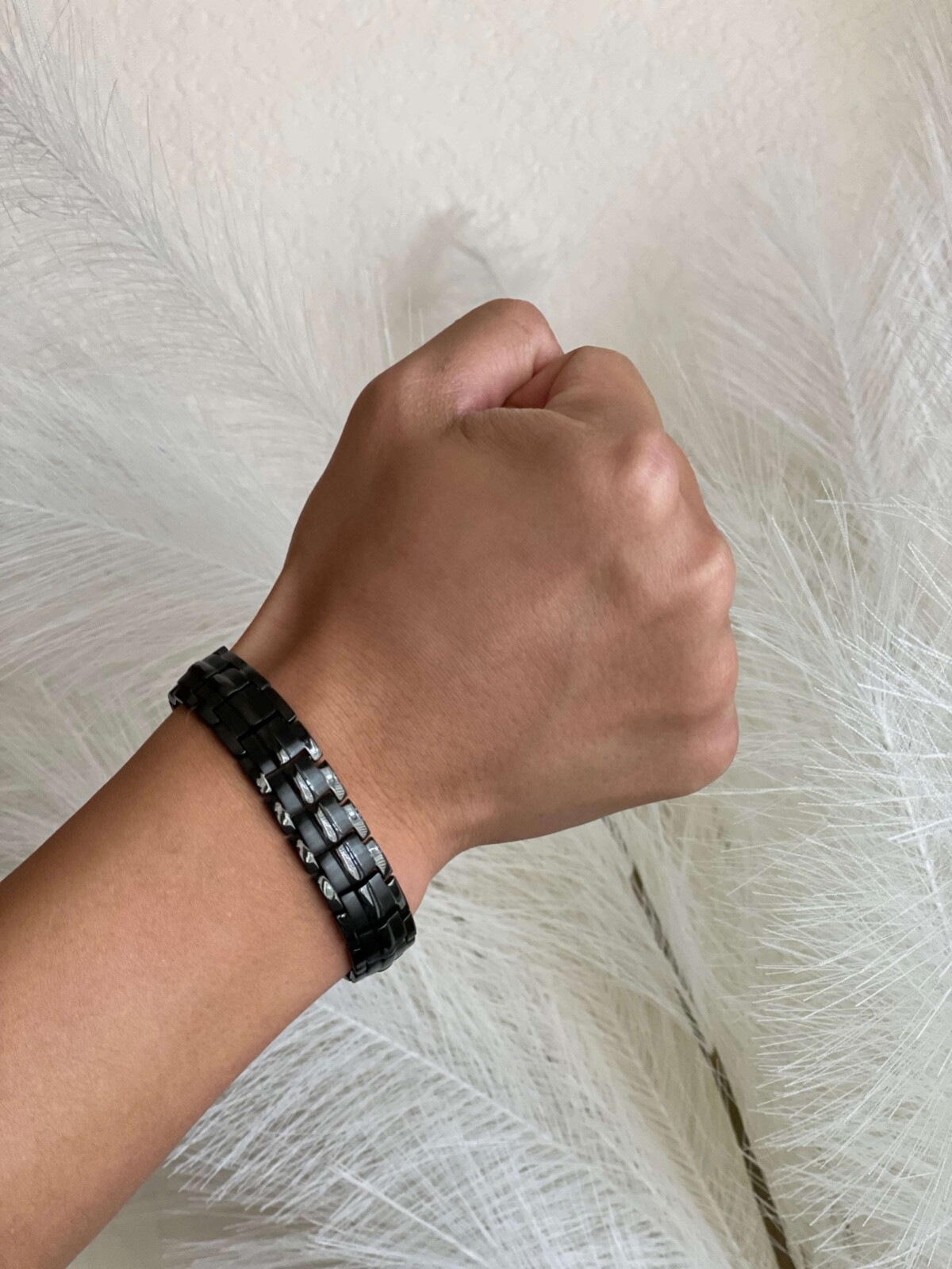 Magnetic Bracelet men 4 Elements Arthritis Pain Relief Balance Energy Power
