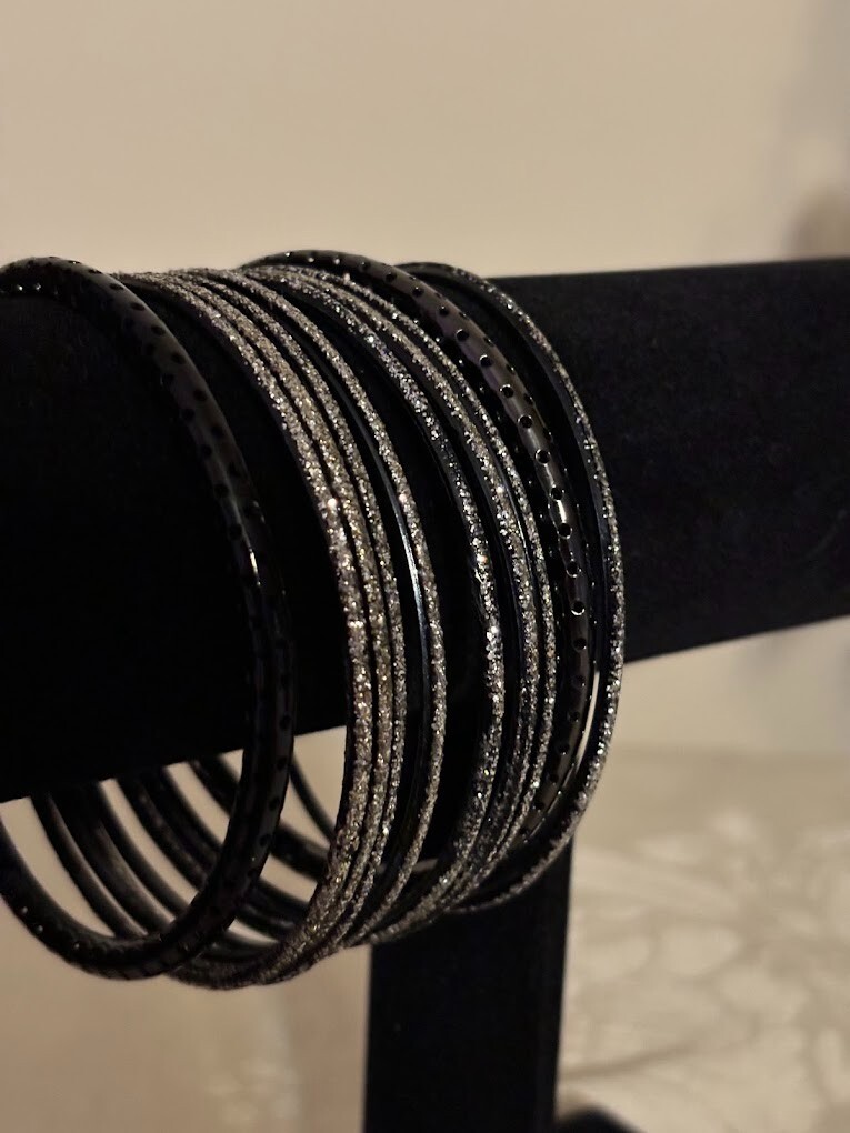 Beautiful Black Color Bracelets (10) for any occasion
