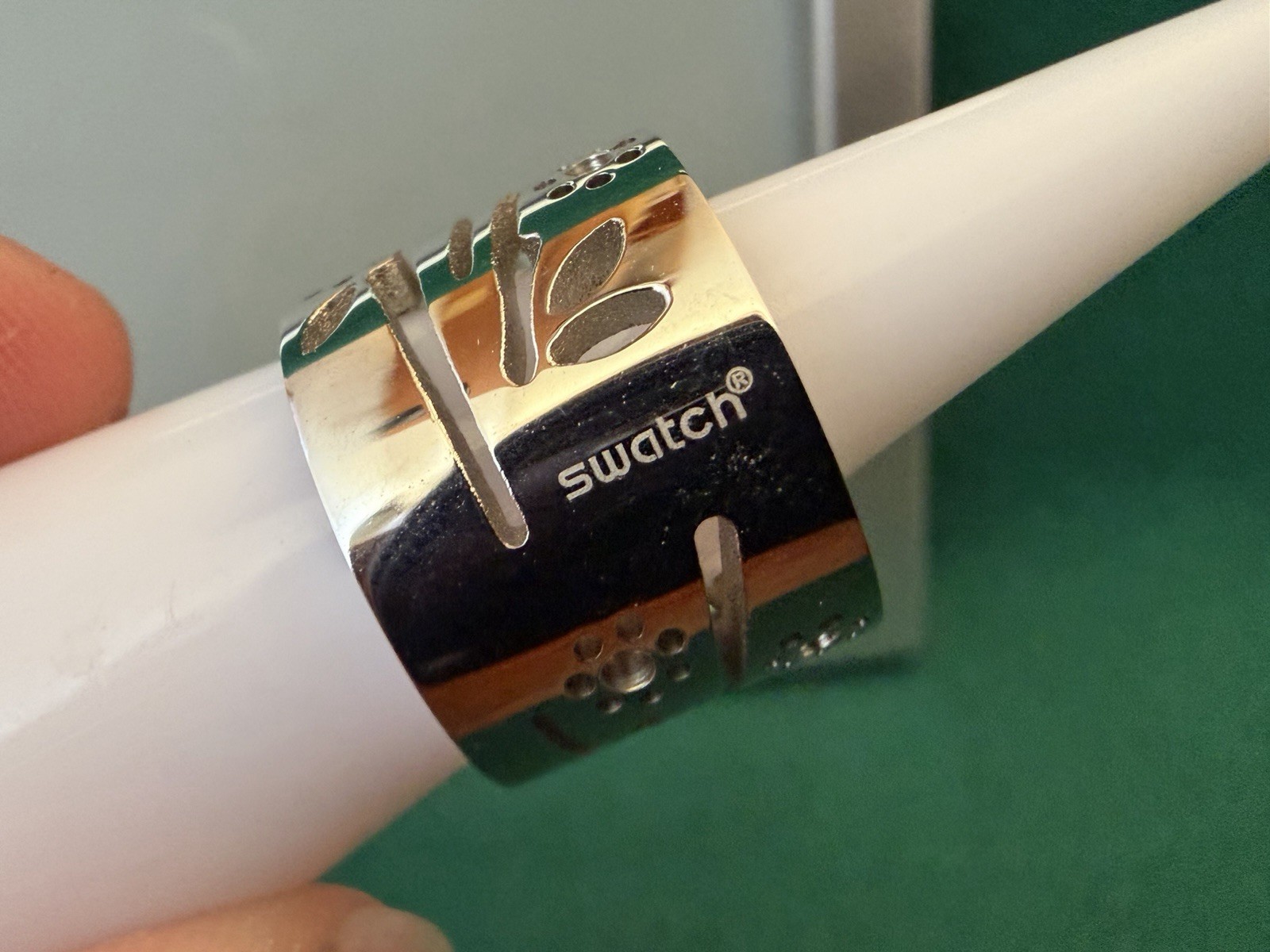 Swatch Bijoux Luludia Stainless Steel Ring Size US 5